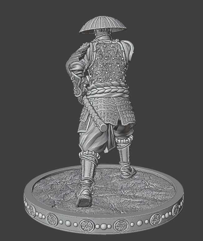 SamuraiInHat 3D print model_6