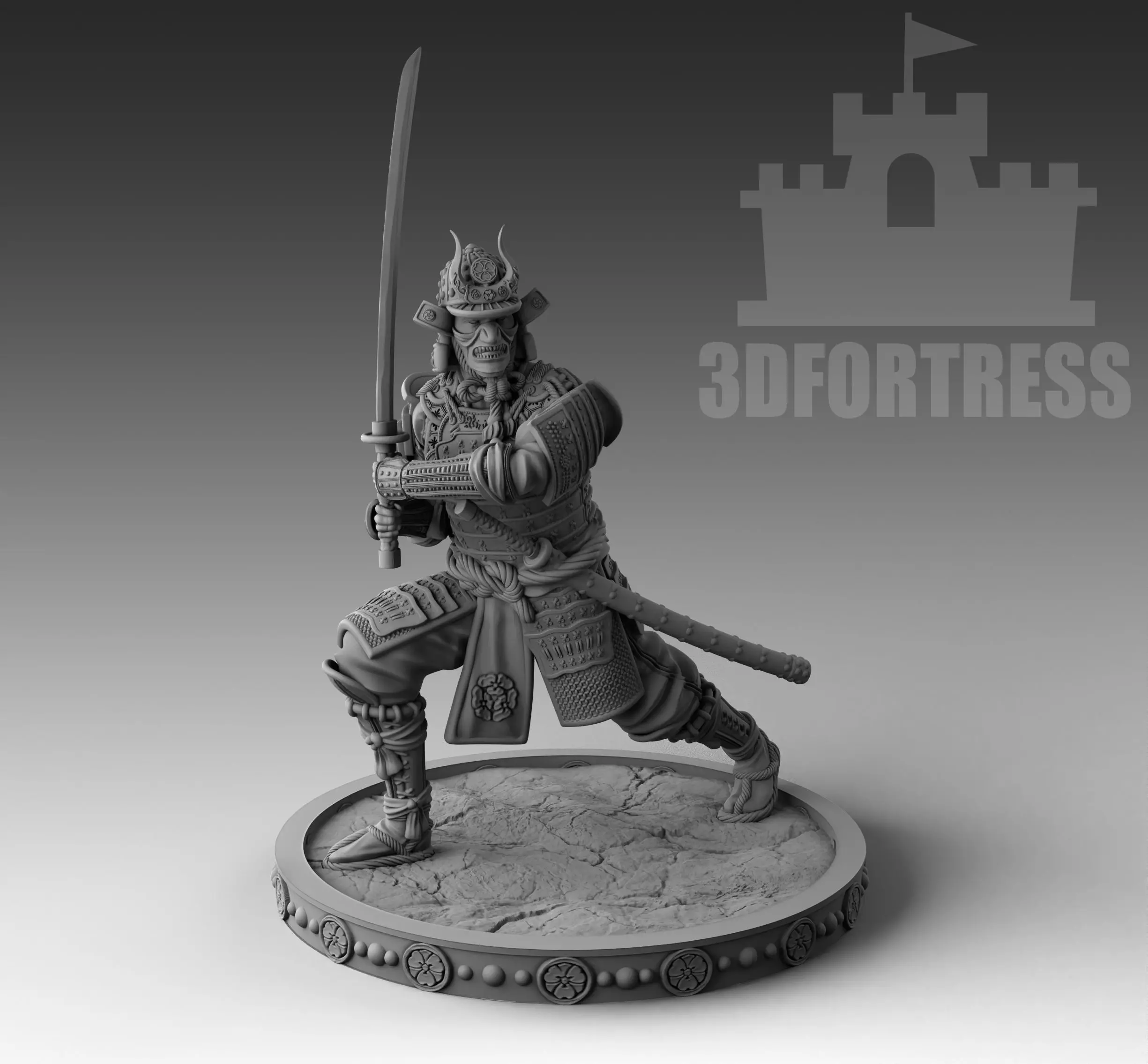 Samurai 3D print model