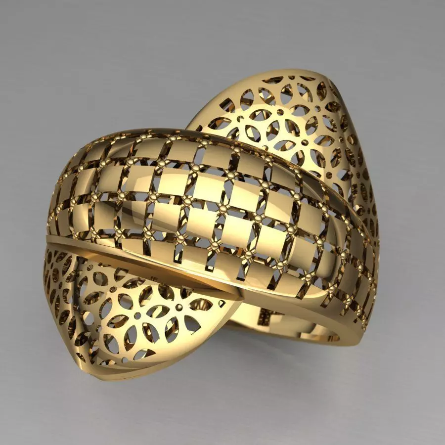 Fusion ring 3D print model_0