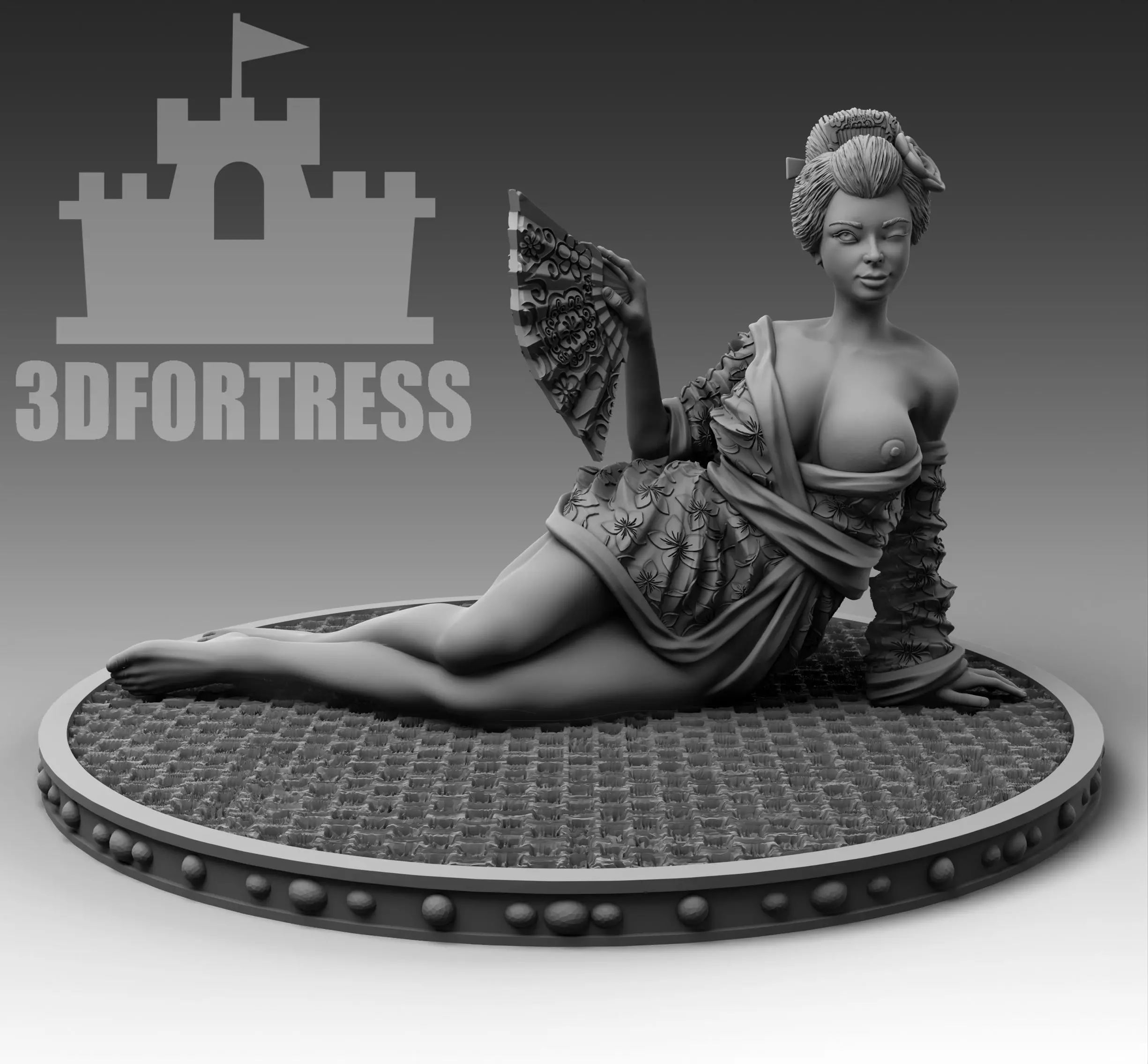 Oiran 3D print model_0