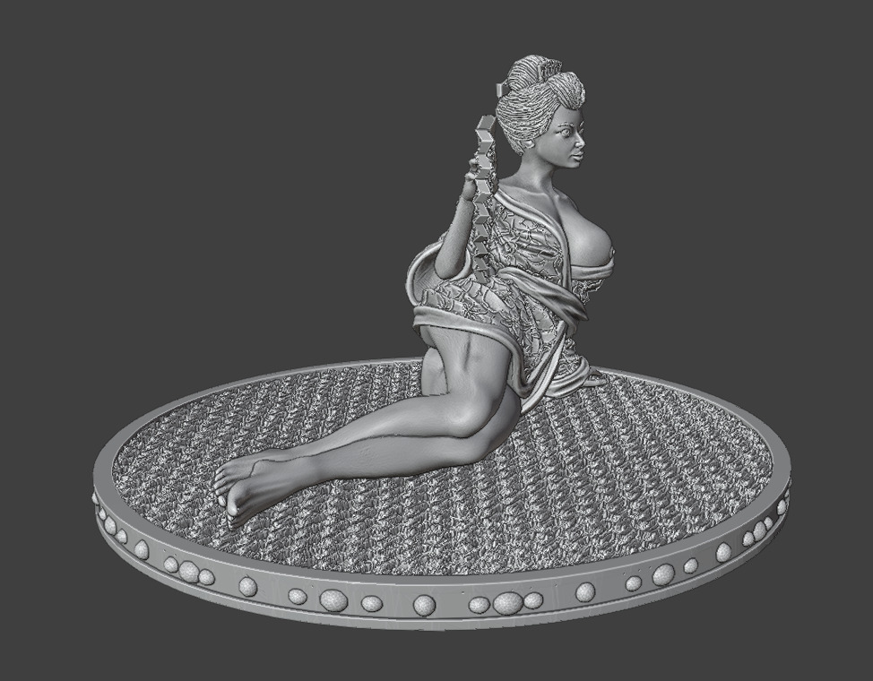 Oiran 3D print model_9