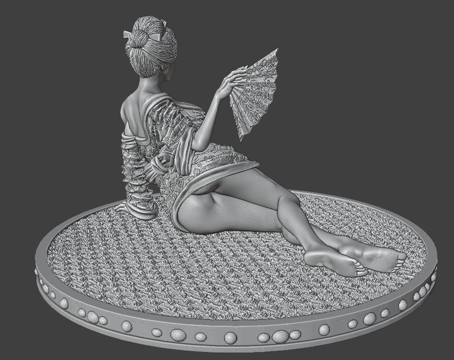 Oiran 3D print model_5