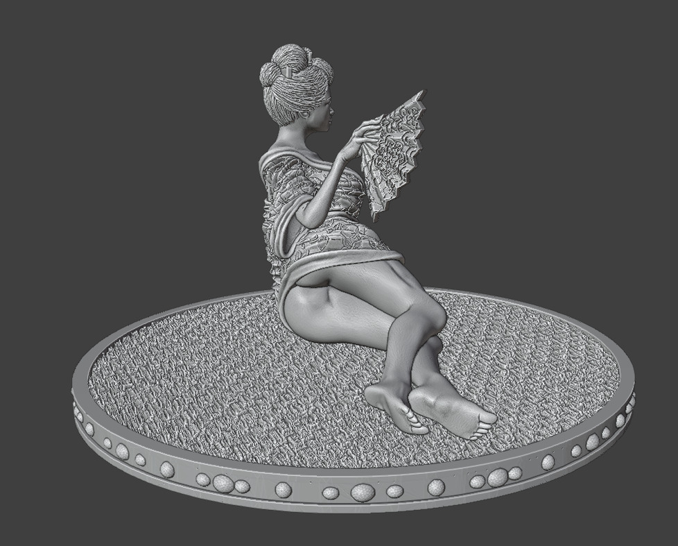 Oiran 3D print model_8