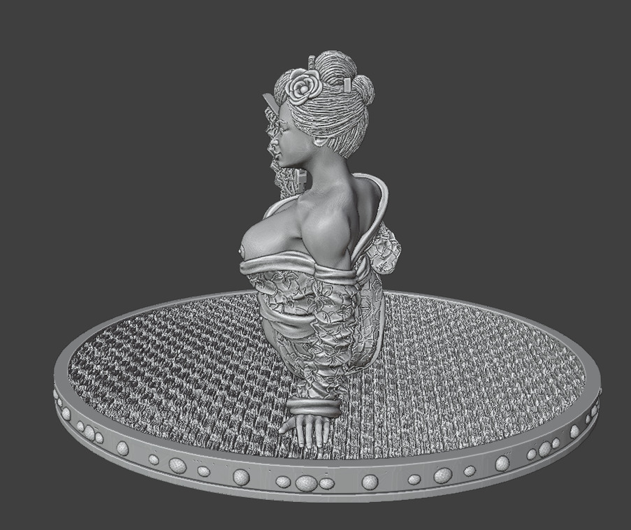 Oiran 3D print model_10