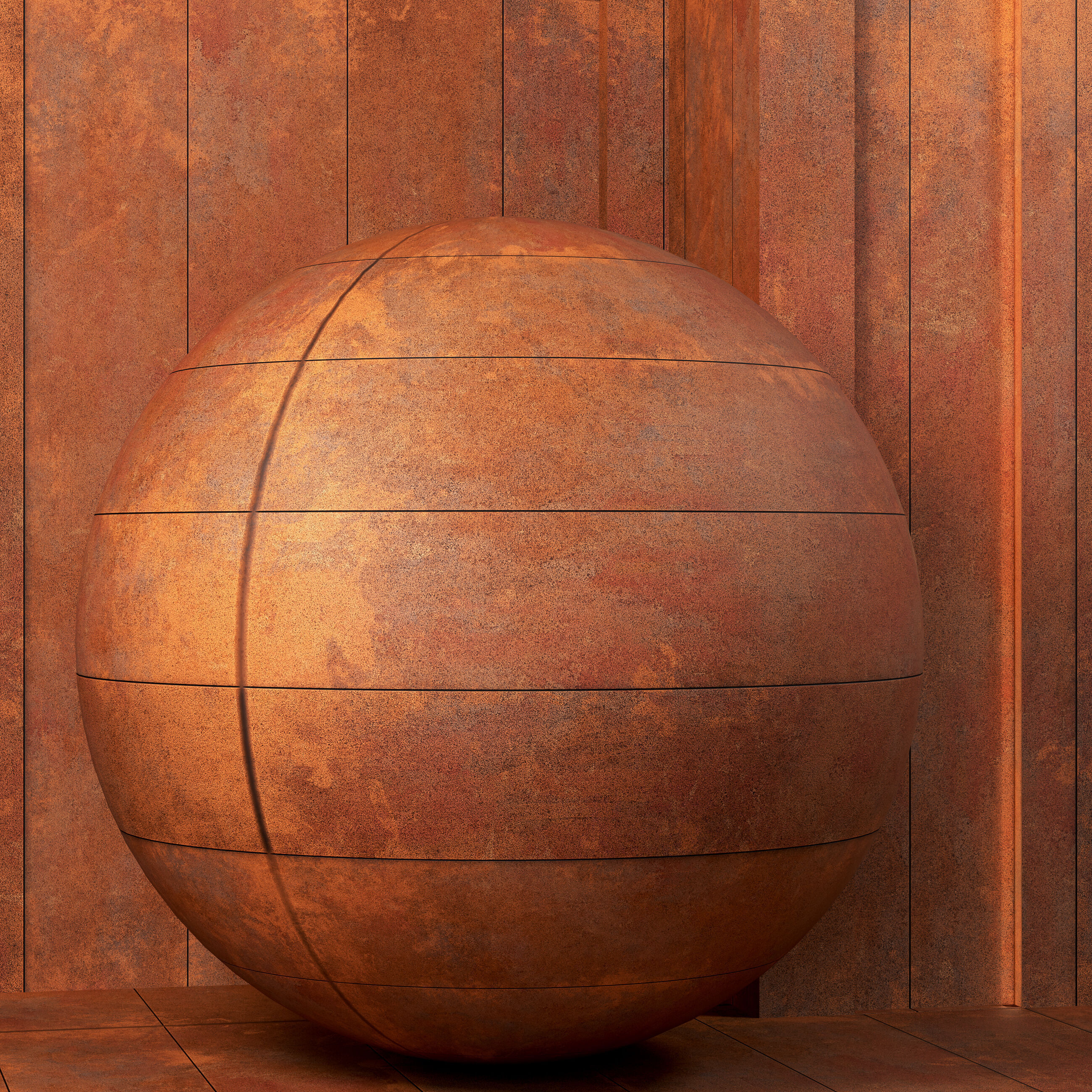 4K Corten Steel Panel Textures - Premium - 2 Patterns - Rust Texture_2