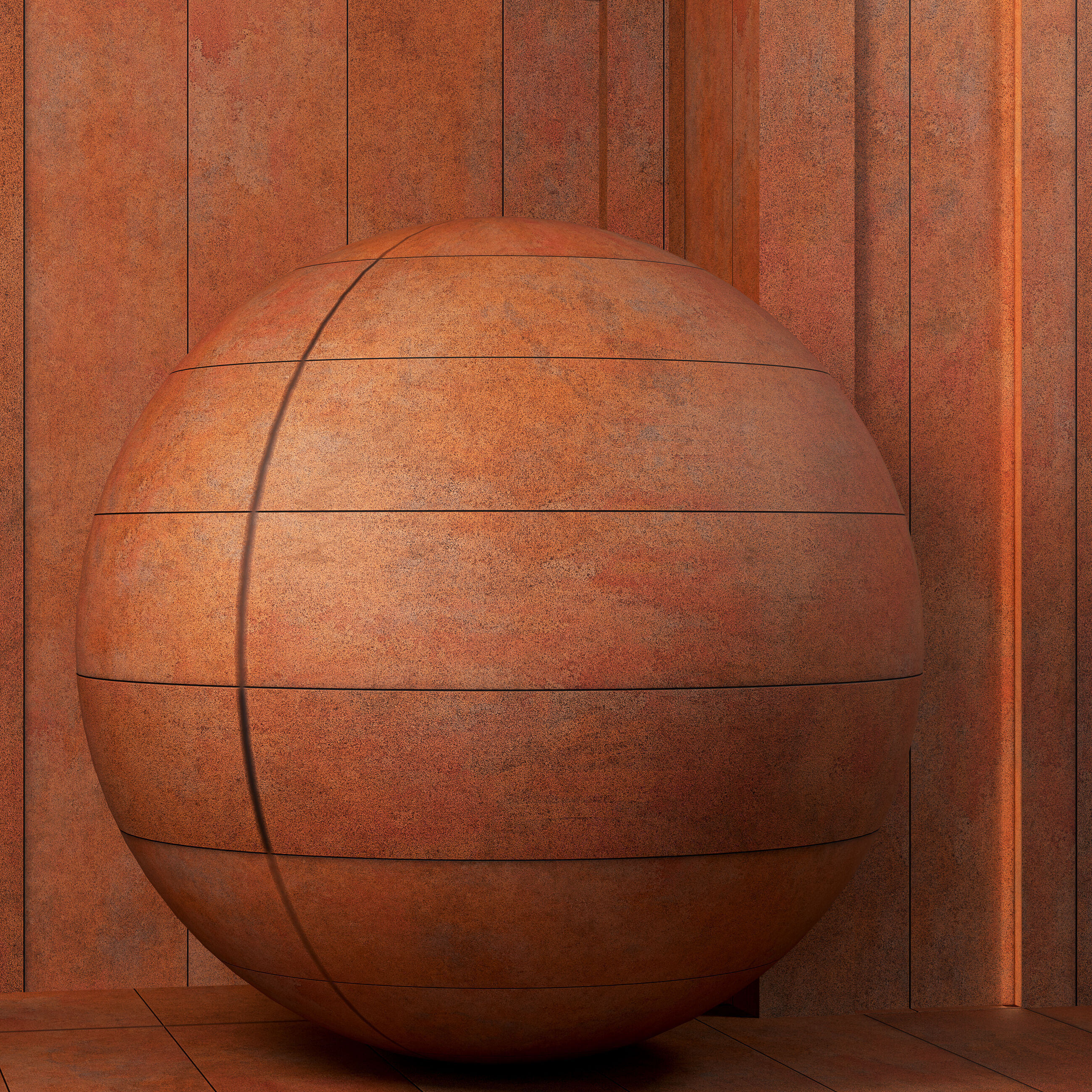 4K Corten Steel Panel Textures - Premium - 2 Patterns - Rust Texture_3