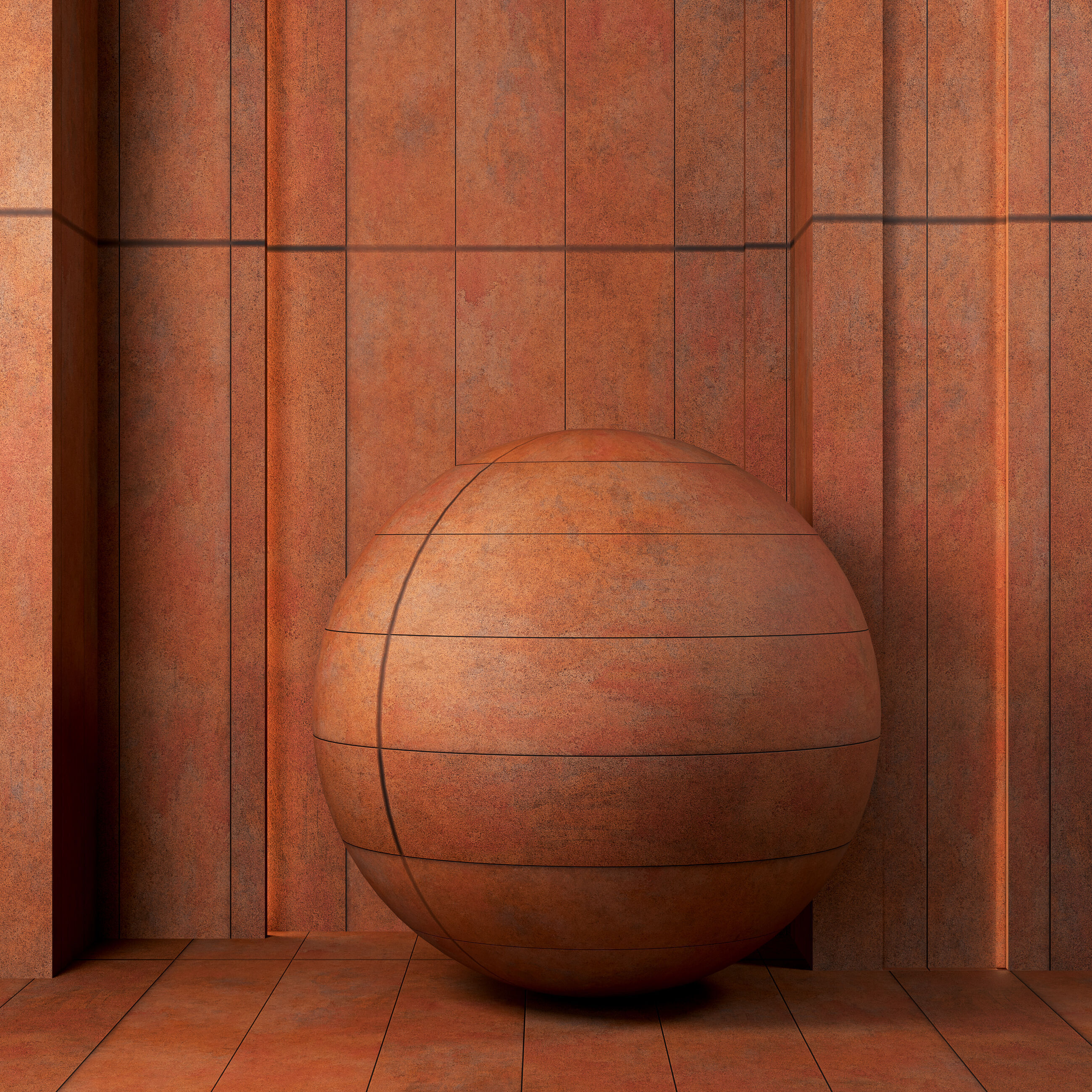 4K Corten Steel Panel Textures - Premium - 2 Patterns - Rust Texture_1