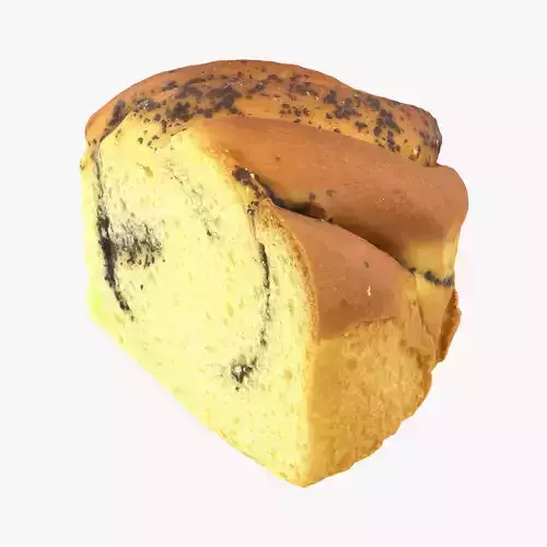 Sweet Bun Piece 3D model