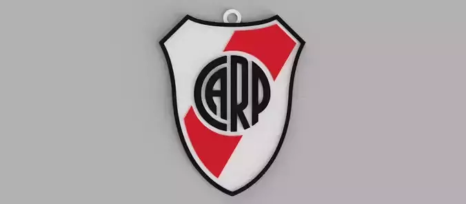 River Plate shield 2022 - today  keychain   pendant   earring