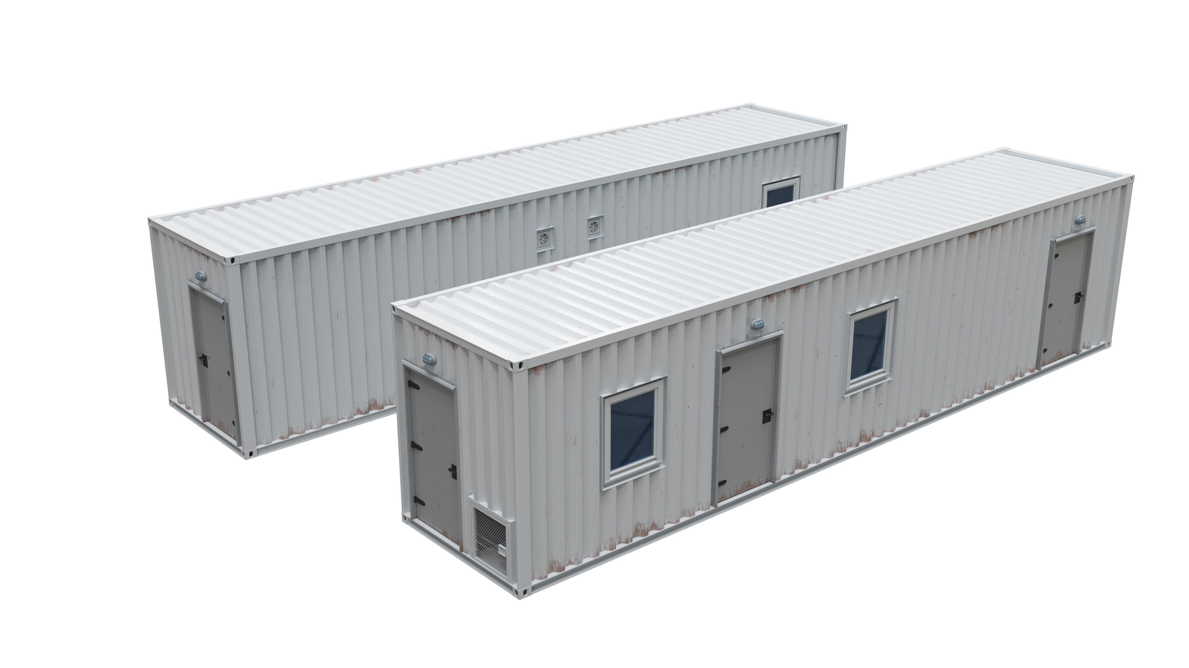 shipping Container Module 3D model_4