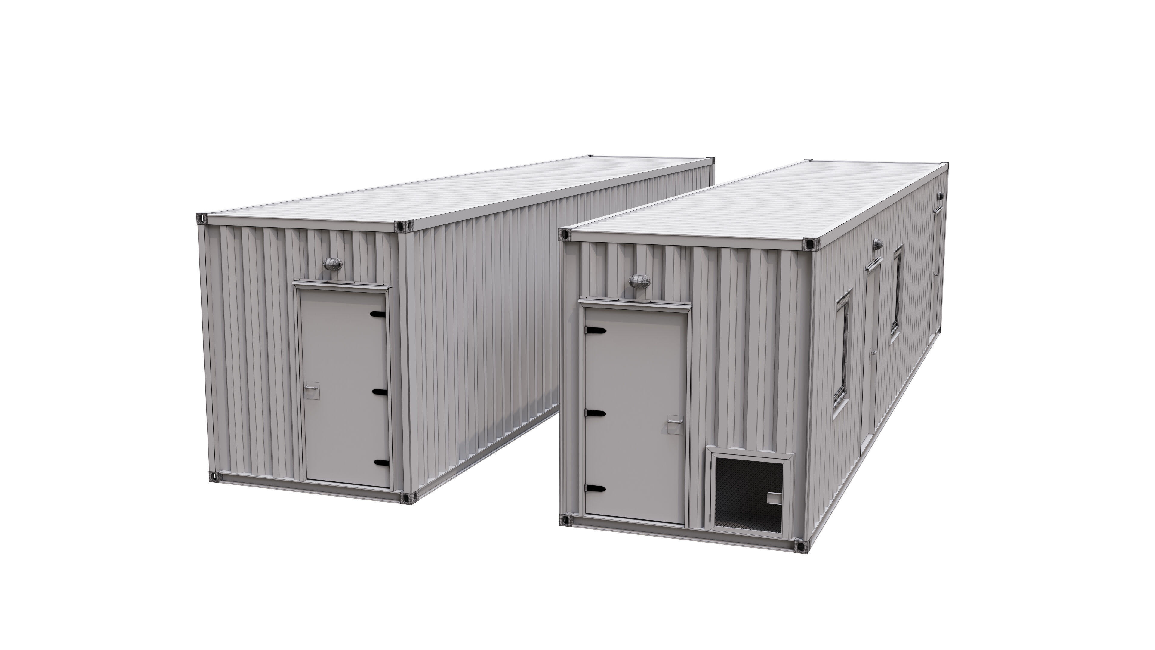 shipping Container Module 3D model_6