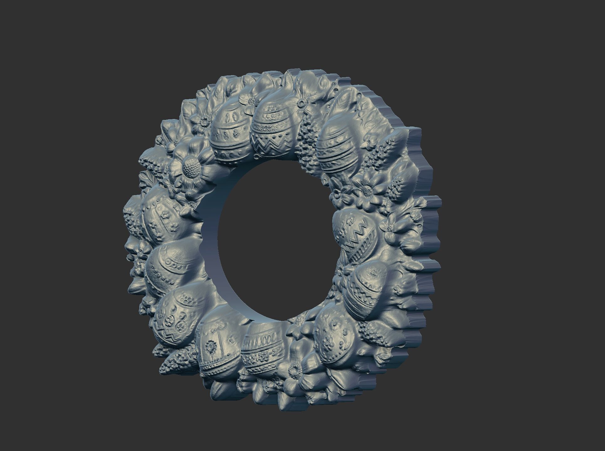 Easter eggs walldecor  3D print model_5