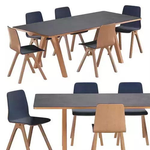 Chevron dining set Dasras