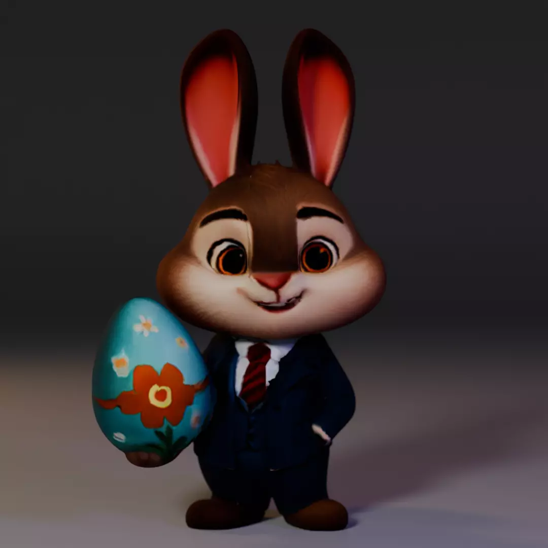 Easter executive 3D print model_0