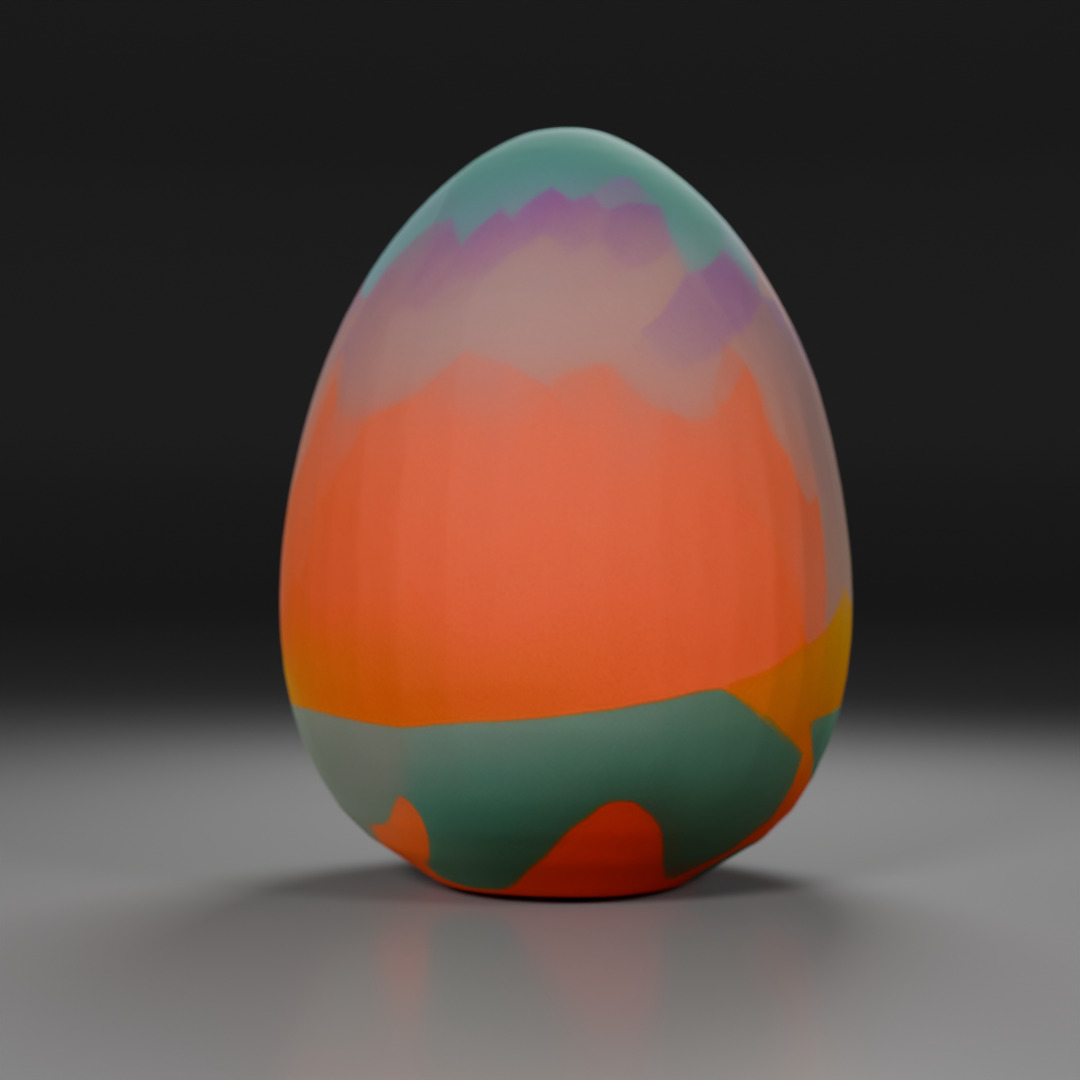 easter egg 3D print model_6