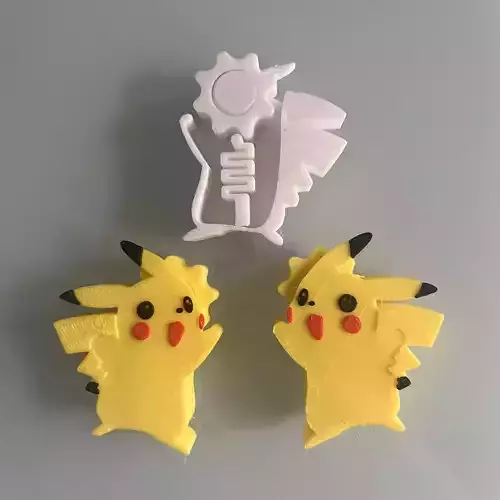 Fidget toy pikachu flexy articulated