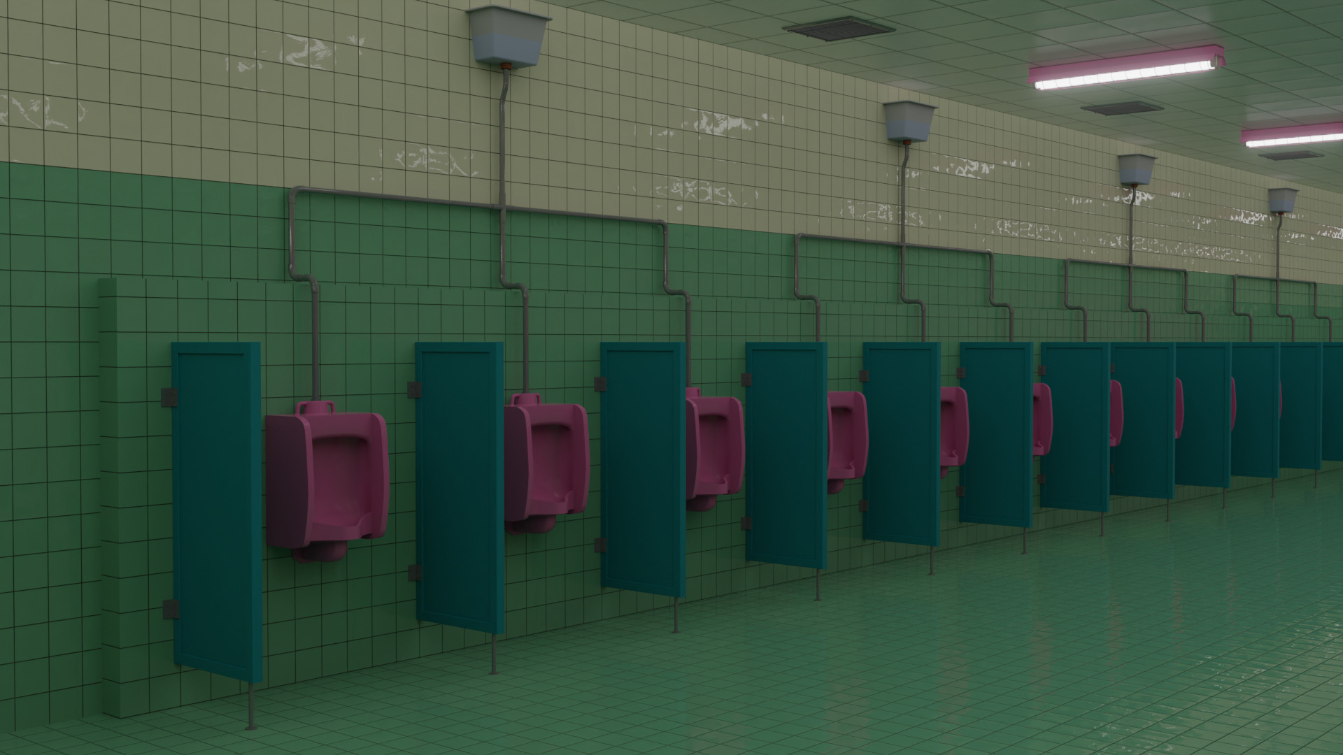 Squid Game Restroom Map 3D model_3