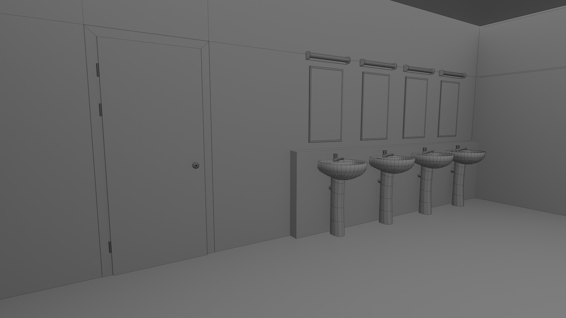 Squid Game Restroom Map 3D model_14