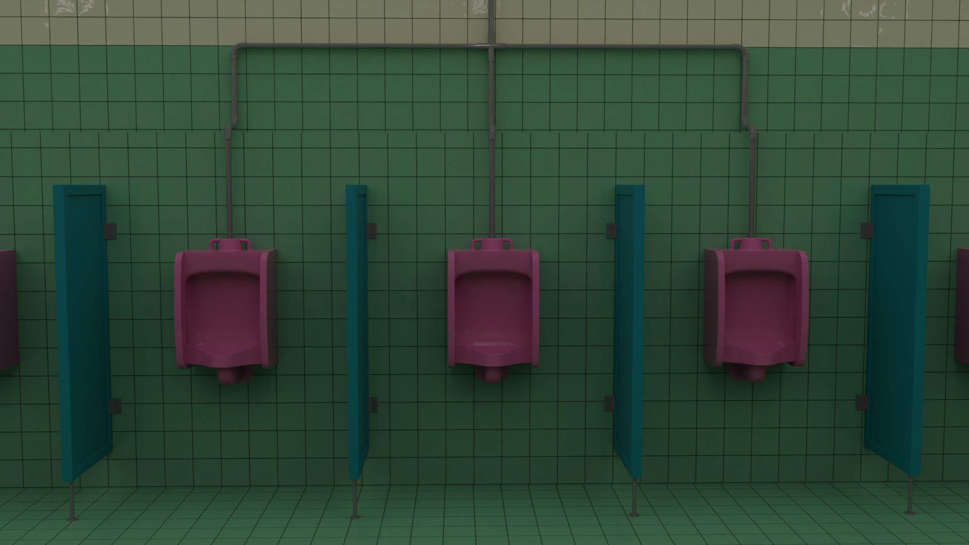 Squid Game Restroom Map 3D model_6