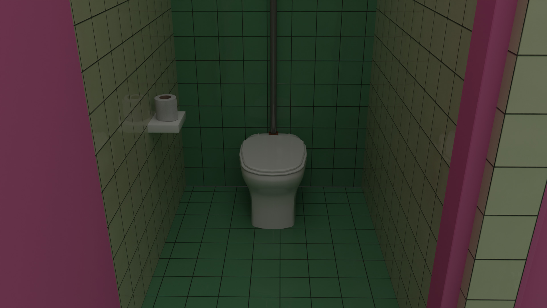Squid Game Restroom Map 3D model_9