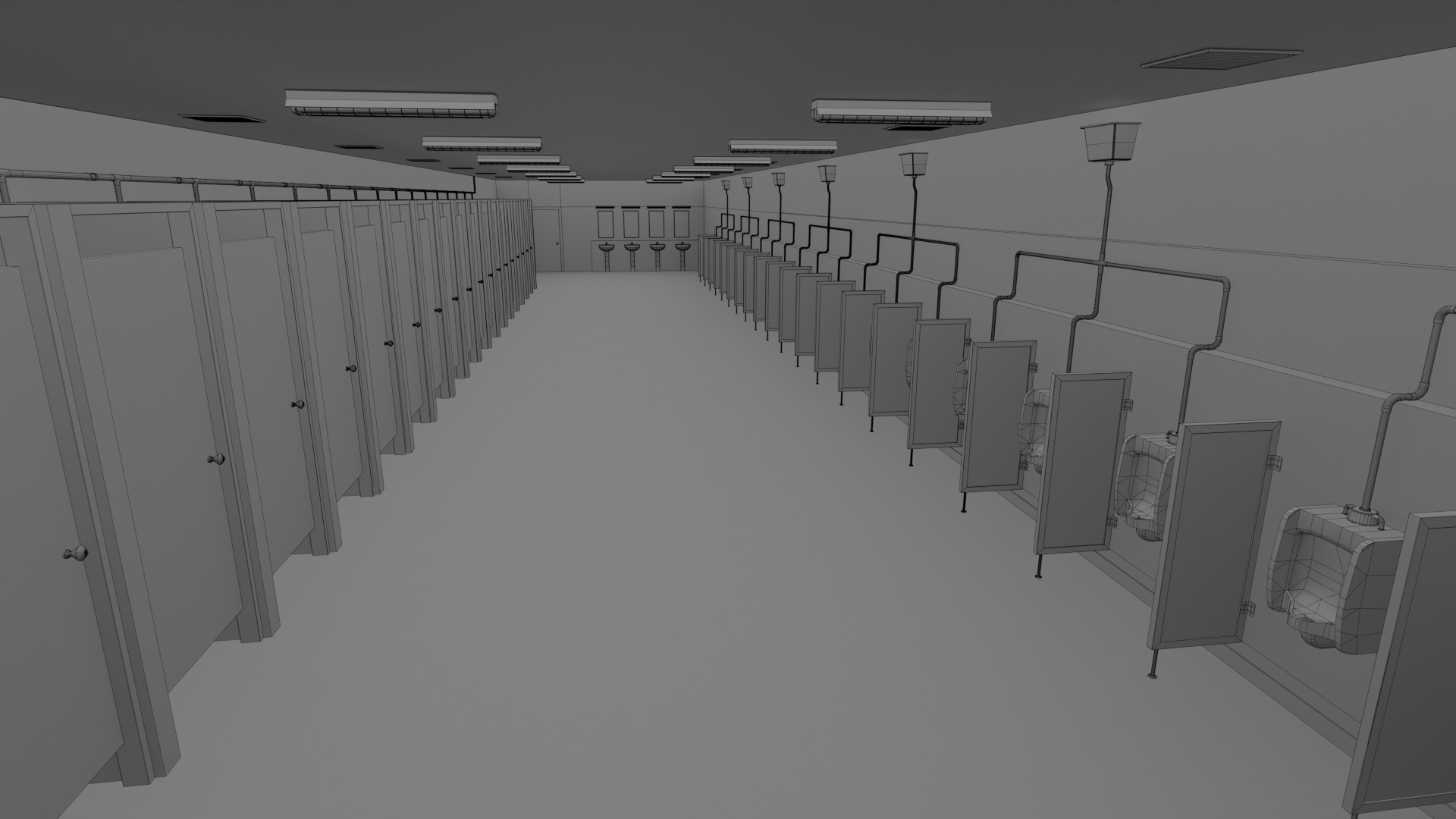 Squid Game Restroom Map 3D model_12
