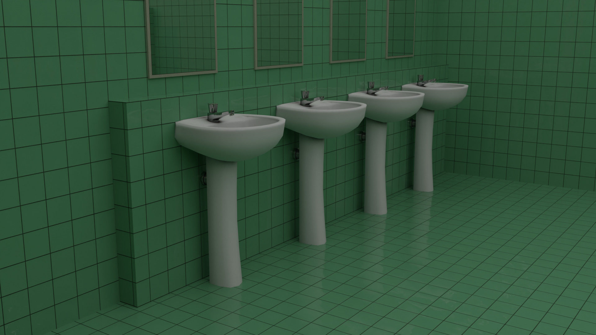 Squid Game Restroom Map 3D model_5