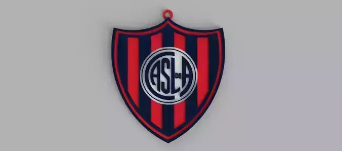 Club Atletico San Lorenzo de Almagro Football keychain - pendant