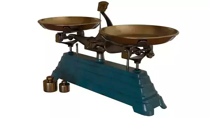 Antique Chinese Herbs Scales