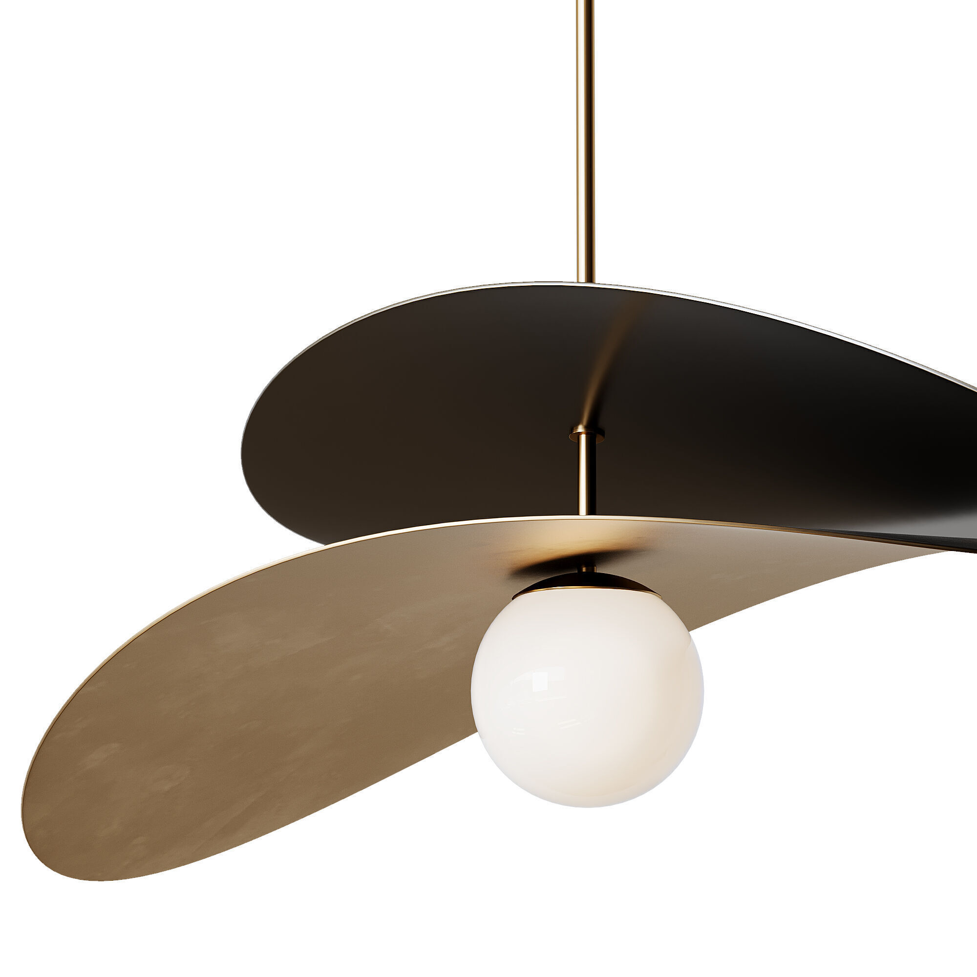 chandelier Low-poly 3D model_1