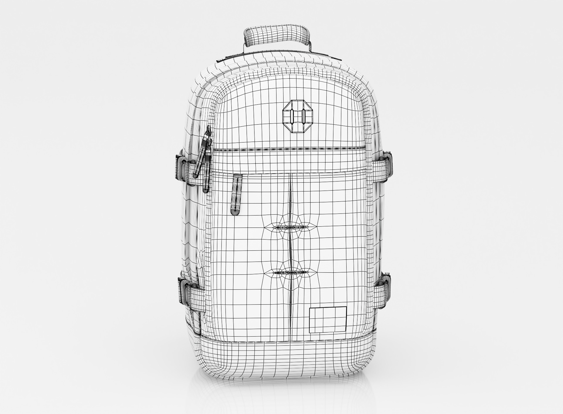 Travel camping  Backpack 3D model_4