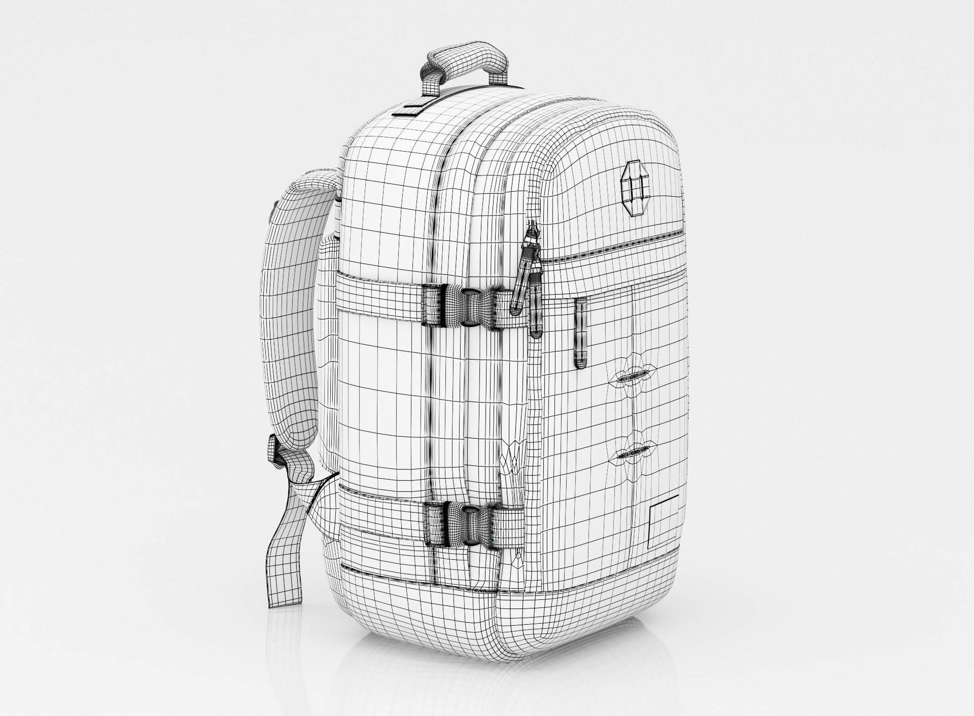 Travel camping  Backpack 3D model_8