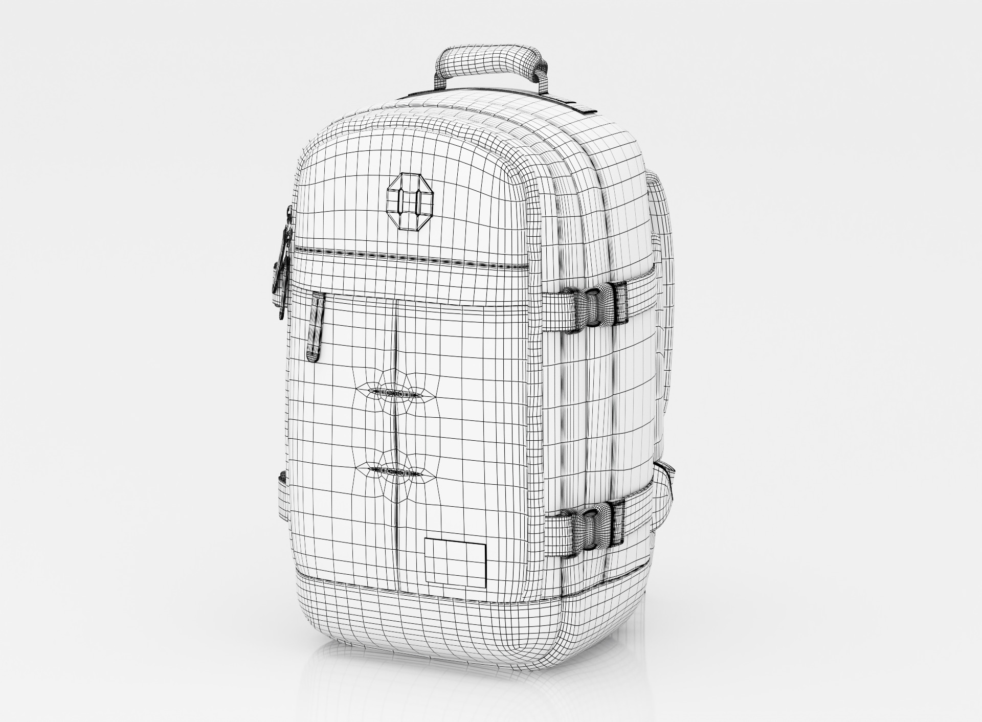 Travel camping  Backpack 3D model_22