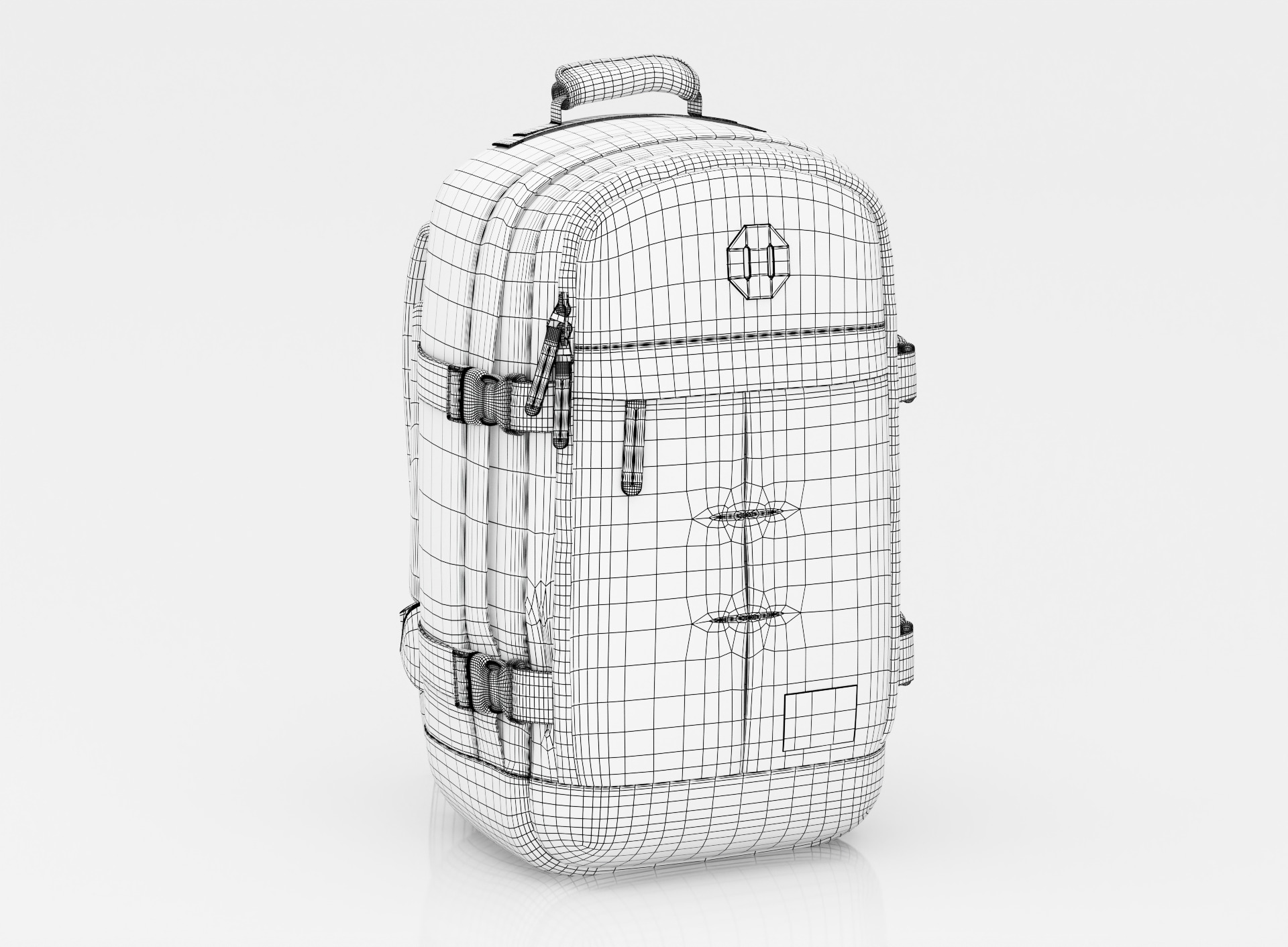 Travel camping  Backpack 3D model_6