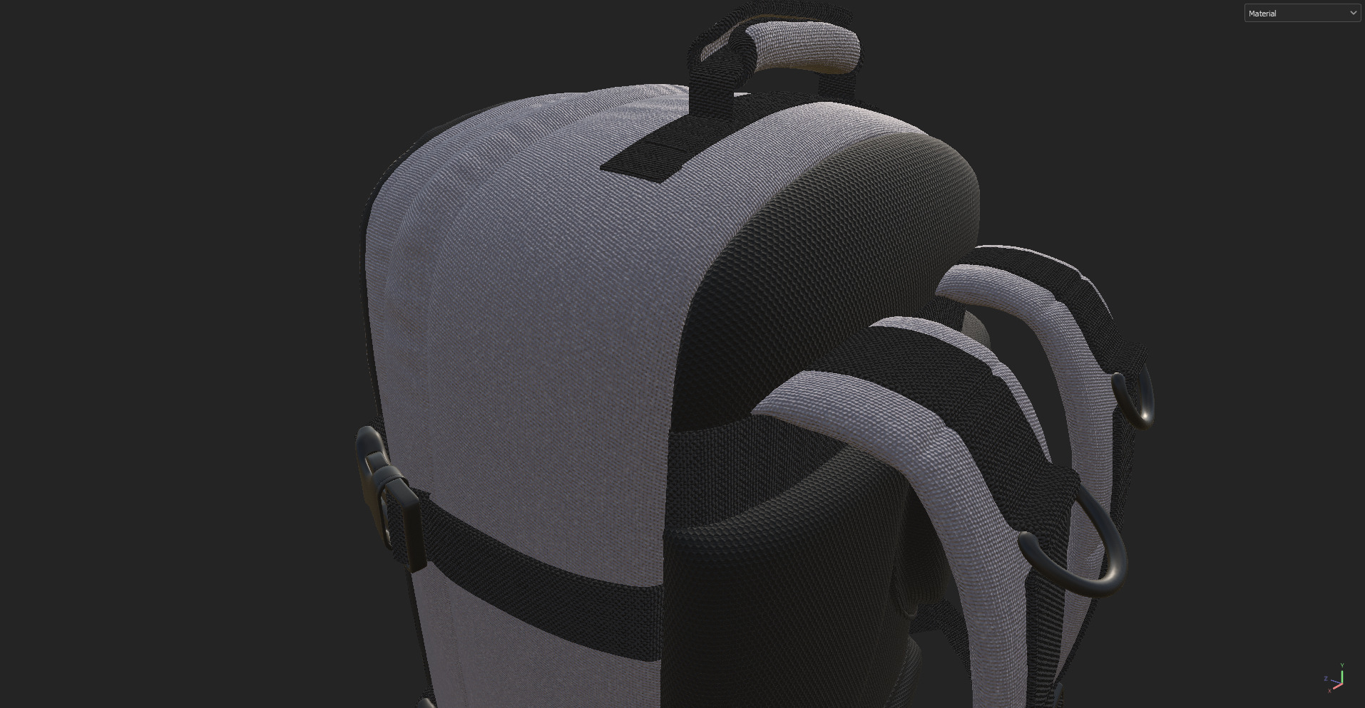 Travel camping  Backpack 3D model_30