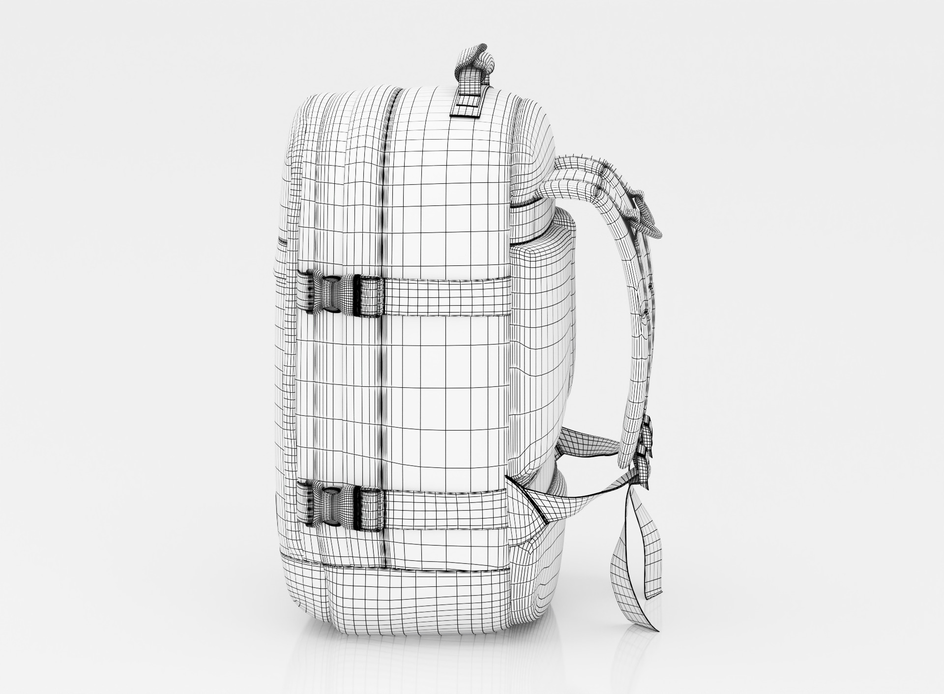 Travel camping  Backpack 3D model_18