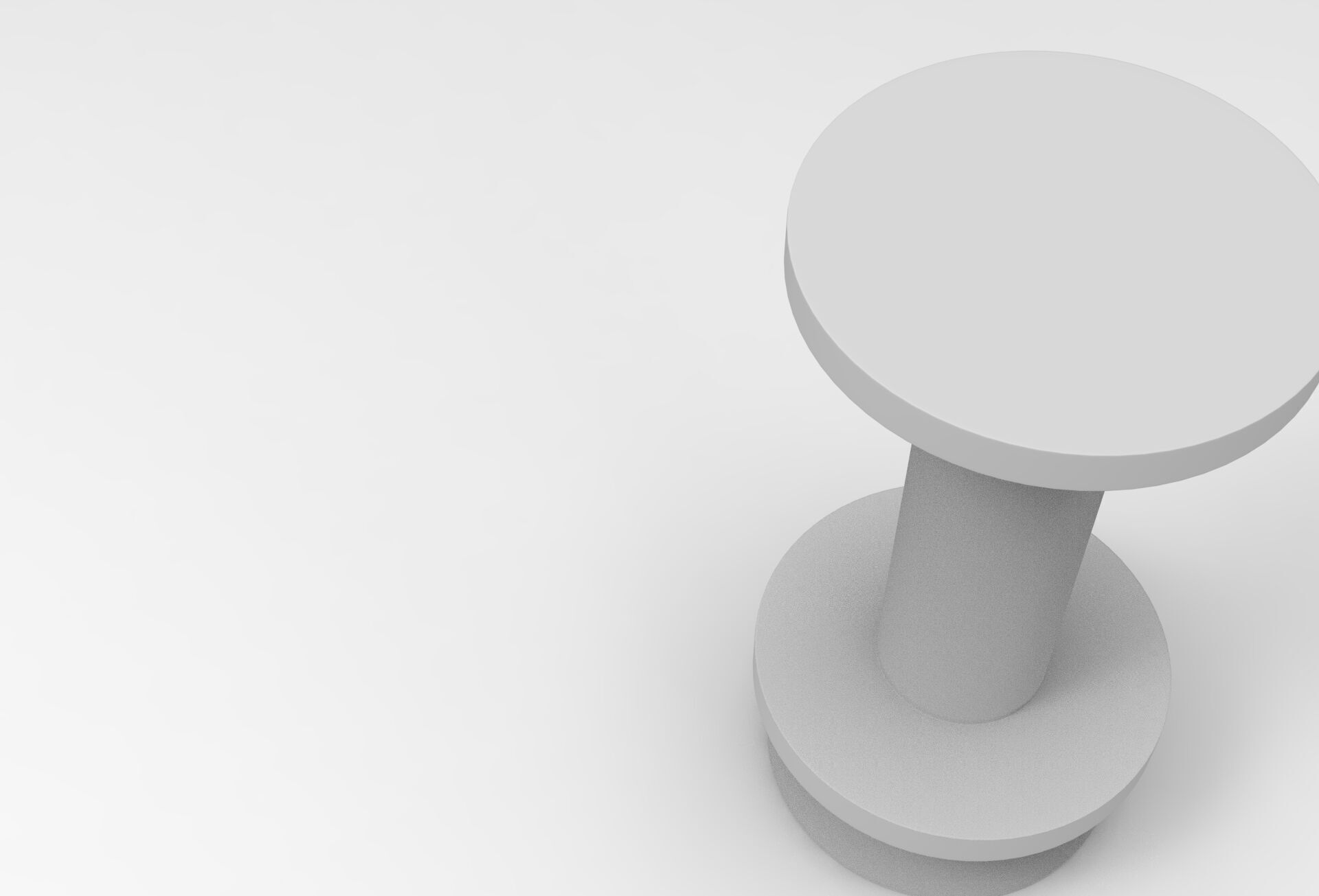 Peaq Stool Low-poly 3D model_8