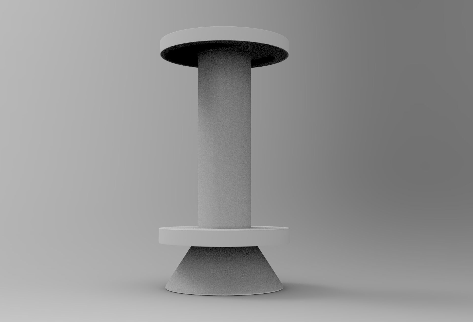 Peaq Stool Low-poly 3D model_7