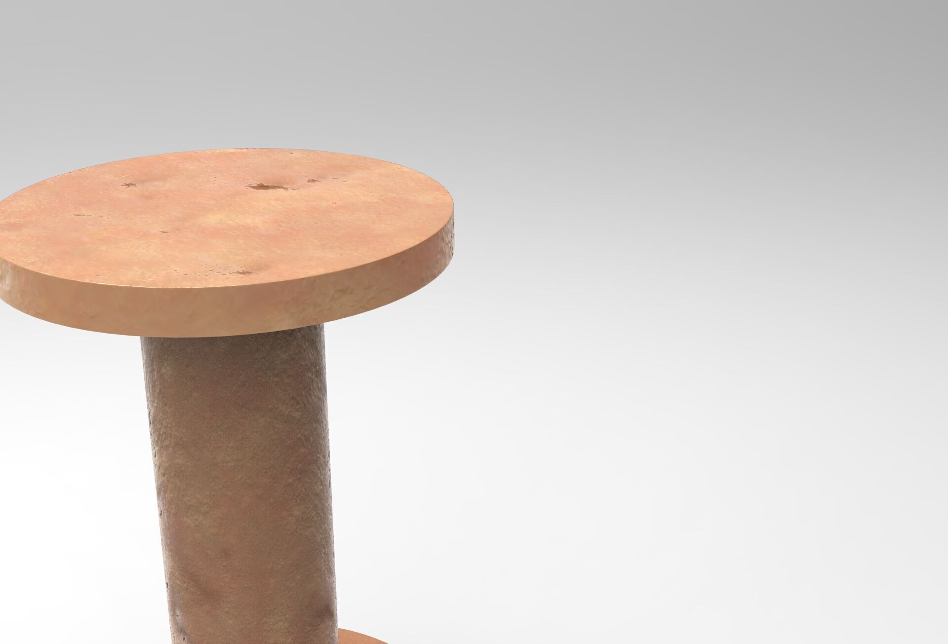 Peaq Stool Low-poly 3D model_4
