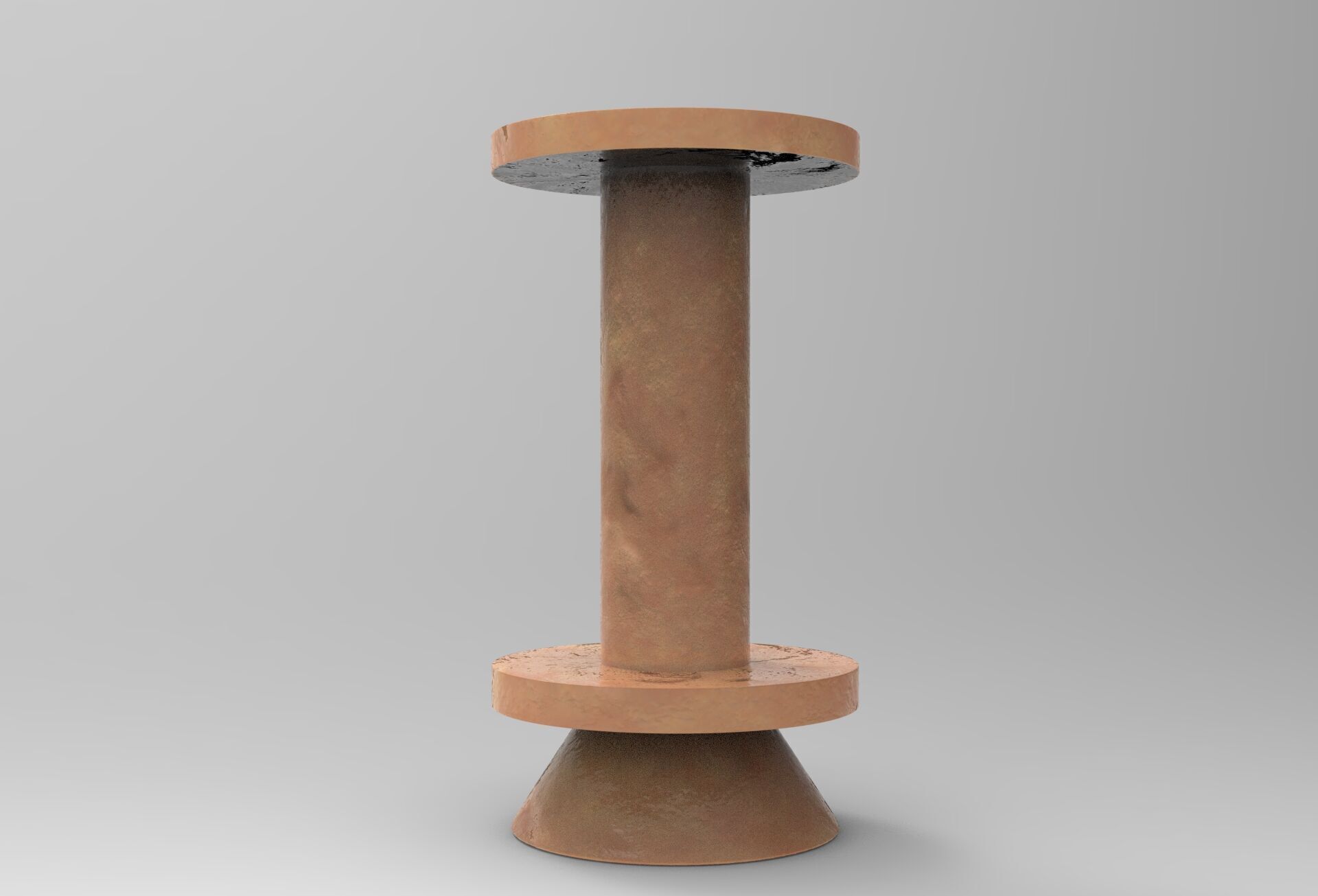 Peaq Stool Low-poly 3D model_2