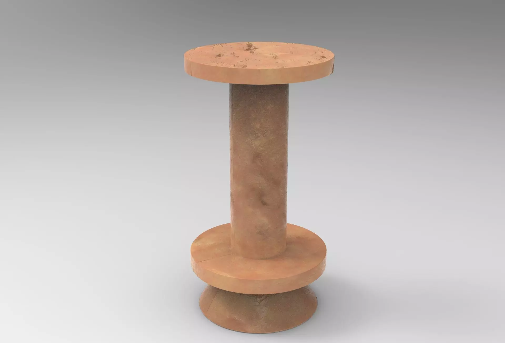 Peaq Stool Low-poly 3D model_0