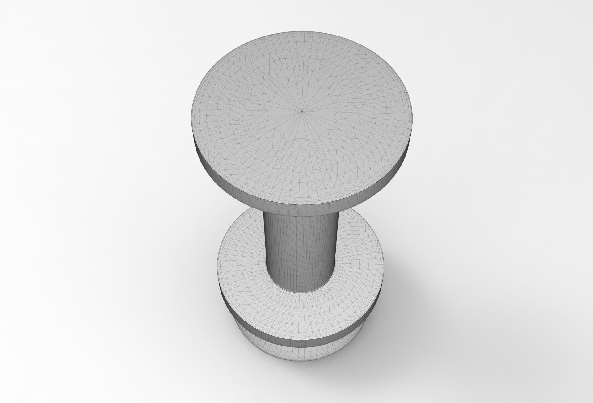 Peaq Stool Low-poly 3D model_6