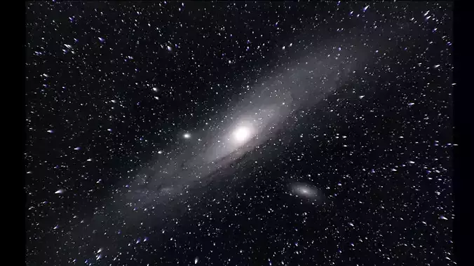 Andromeda Galaxy 3D model