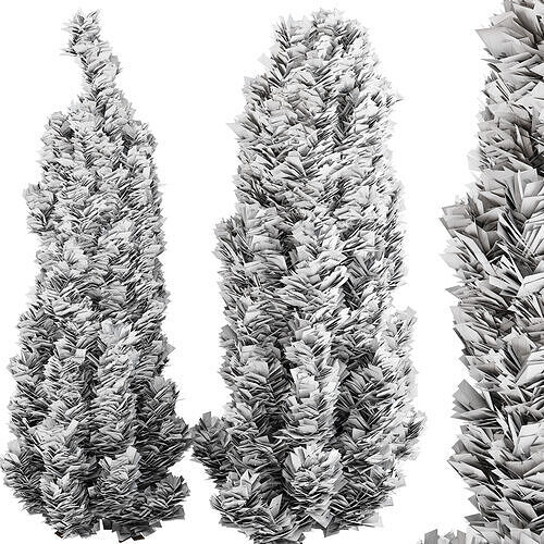 Emerald Cedar Tree 3D Model Vol 2 - 2 Objects - Premium  3D model 6