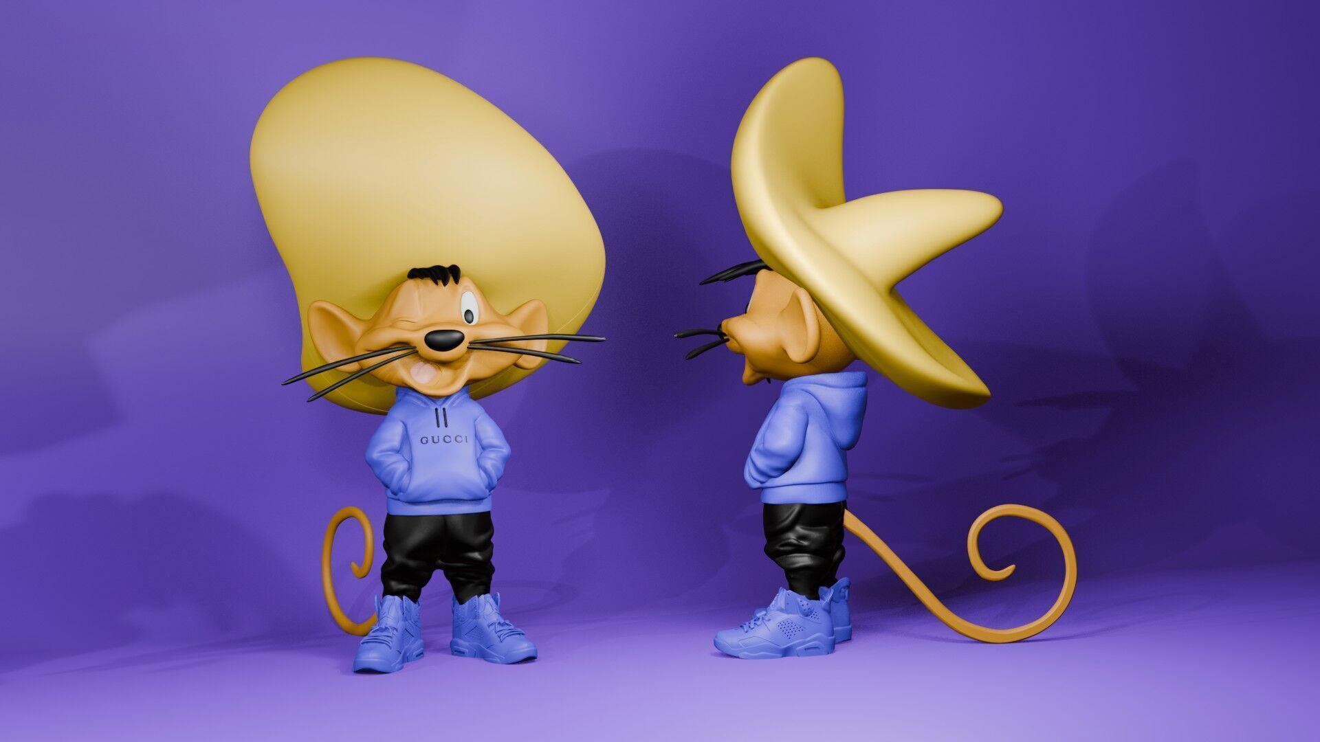 Speedy Gonzales Urban Vibes 3D print model_1