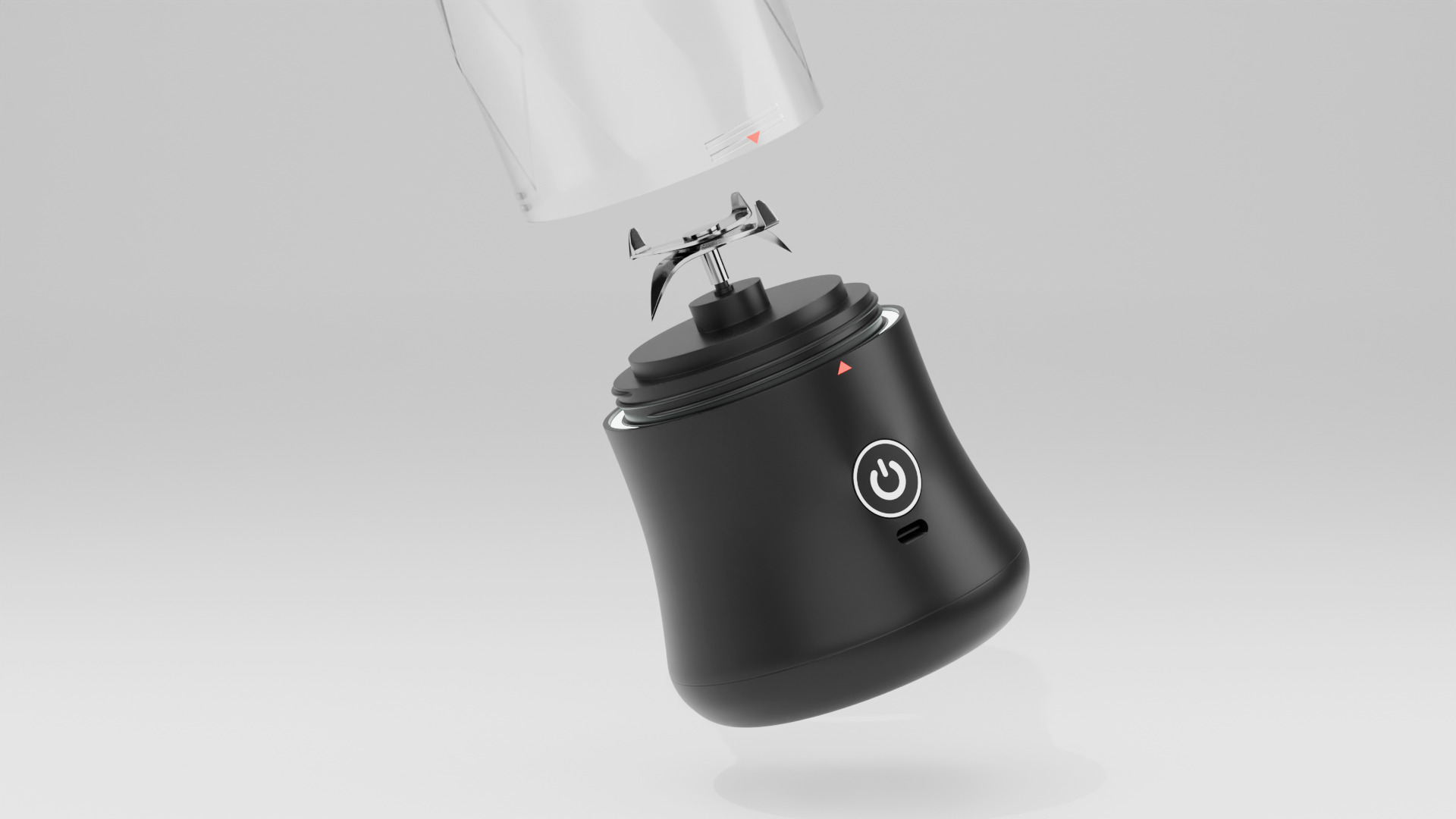Portable Electric Blender 3D model_1