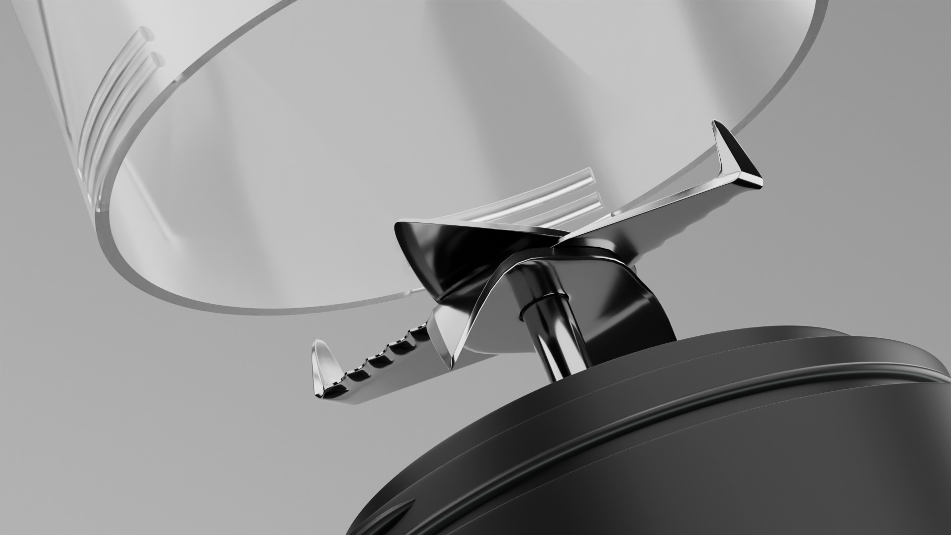 Portable Electric Blender 3D model_2