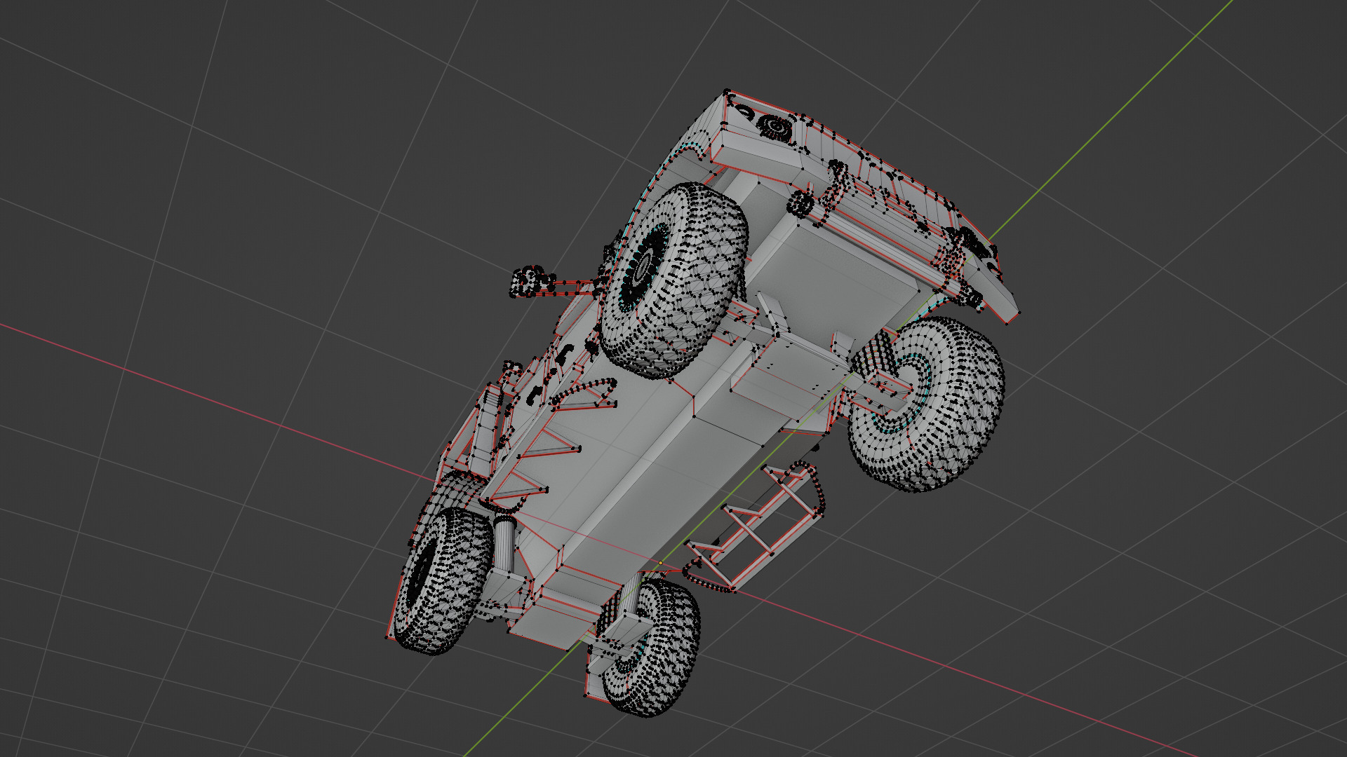 Oshkosh M-ATV Military Vehicle Rigged Low-poly 3D model_10