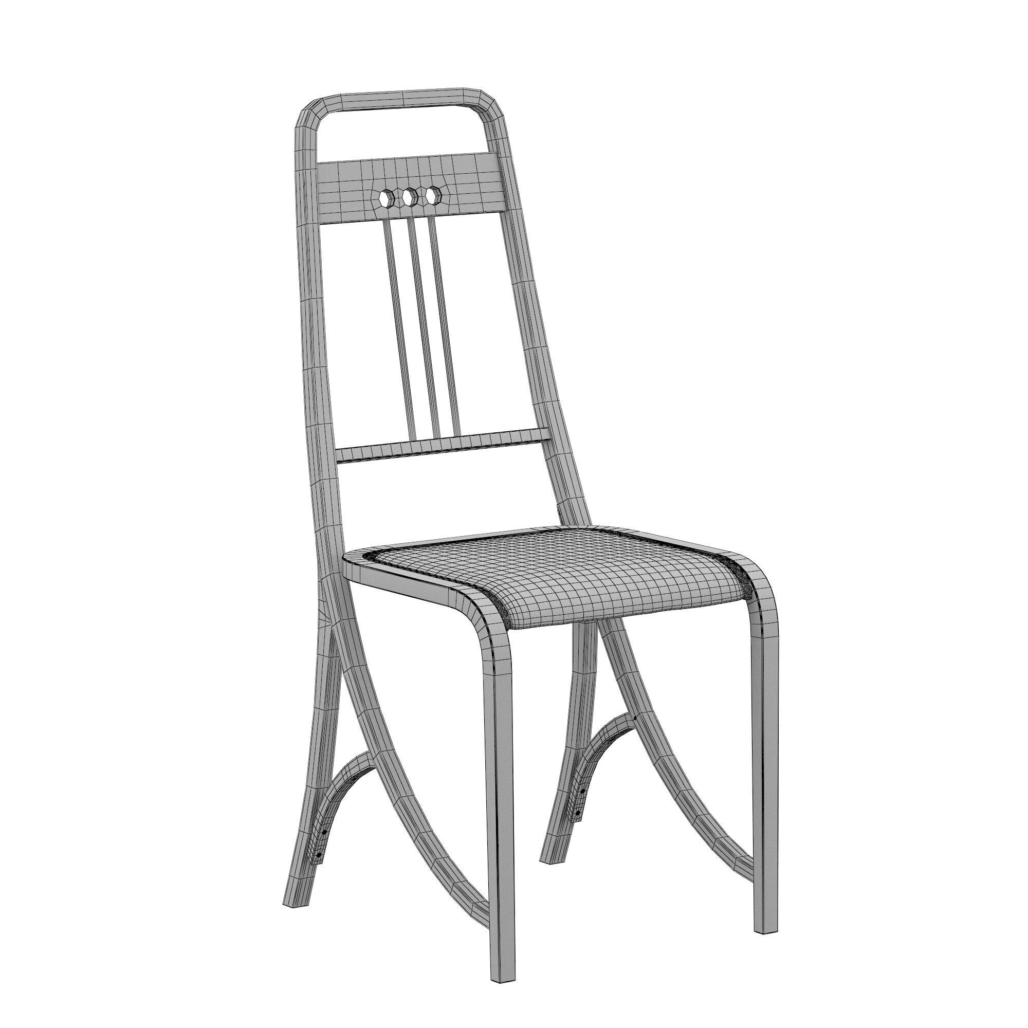 Armchair model 511 3D model_6