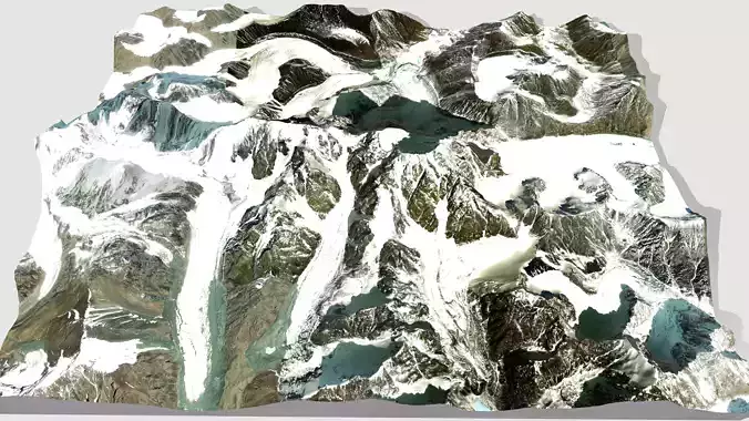 Mountain landscape Bogdo Ula Peak China