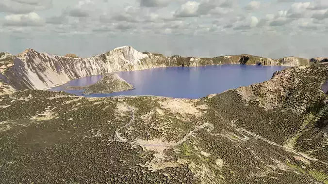 Crater Lake Terrain